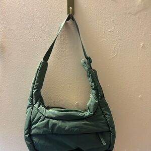 Athleta Crossbody Bag in Forest Green